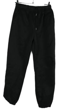 Dámské černé cuff tepláky 