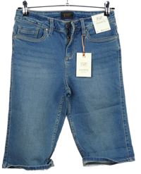 Dámské světlemodré riflové dlouhé kraťasy F&F