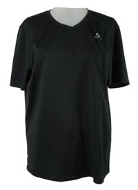 Pánské černé sportovní funkční tričko Kalenji 