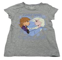 Šedé tričko s Frozen Disney