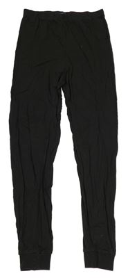 Černé pyžamové kalhoty H&M