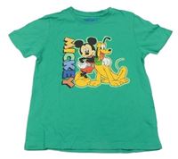 Zelené tričko s Mickey Mousem Disney