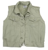 Khaki riflová vesta Alive