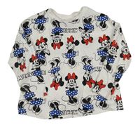 Bílé triko s Minnie Disney
