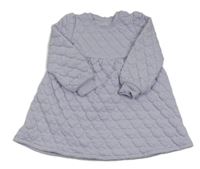 Lila teplákové prošívané šaty M&S