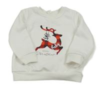 Bílá mikina se sobem shein