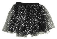 Kostým - Černá tylová sukně s hvězdami 