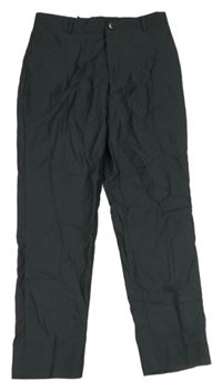 Tmavošedé společenské kalhoty 