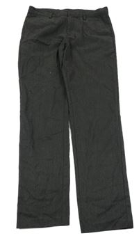 Tmavošedé společenské kalhoty Next