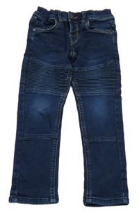 Tmavomodré teplákové rifle C&A