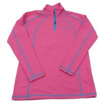 Růžovo-modrá thermo mikina SNOXX