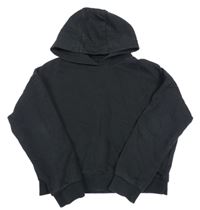 Černá crop mikina s kapucí F&F