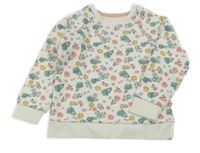 Bílá kytičkovaná mikina Primark 