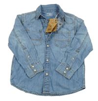 Nové - Modrá riflová košile OVS