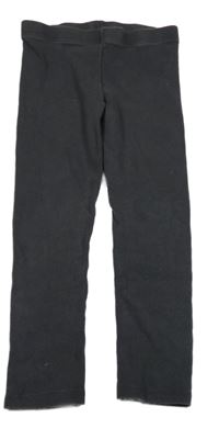 Šedé žebrované legíny F&F