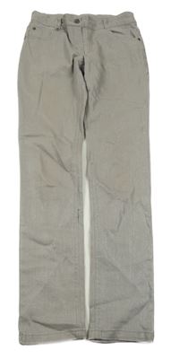 Šedé třpytivé skinny rifle Yigga 