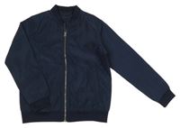 Tmavomdorý šusťákový bomber Pepperts