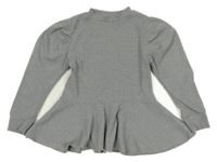 Šedá žebrovaná tunika 