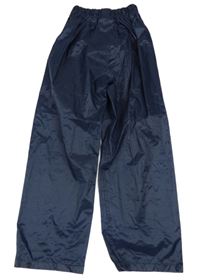 Tmavomodré šusťákové nepromokavé kalhoty WetPlay 