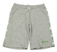Šedé teplákové kraťasy X-box