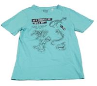 Světlemodré tričko s dinosaury C&A