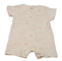 Světlerůžový letní overal s Peppou 