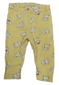 Žluté tepláky s pejsky H&M
