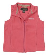 Růžová fleecová outdoorová vesta s logem Regatta