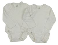 2x - Bílé zavinovací body H&M