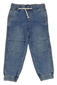 Modré šisované cuff teplákové rifle zn. H&M