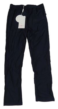 Nové - tmavomodré elastické sportovní legíny