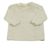 Smetanová sametová mikina BERTI