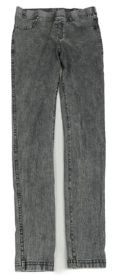 Tmavošedé plísňové džegíny H&M