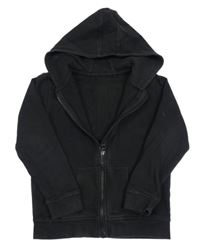 Černá propínací mikina s kapucí George