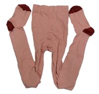 Starorůžovo-vínové punčocháče alive