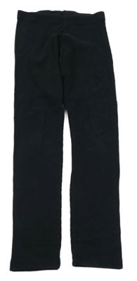 Černé žebrované legíny F&F