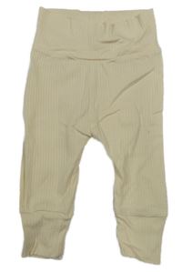 Smetanové žebrované turecké tepláky Baby