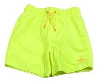 Neonově žluté plážové kraťasy Primark