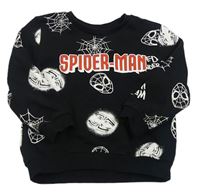 Černá mikina s obrázky - Spiderman Primark