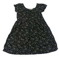 Černé plátěné šaty s UFO H&M