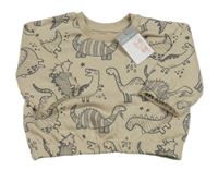 Nové - Písková mikina s dinosaury Primark