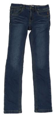 Tmavomodré teplákové skinny rifle Name it