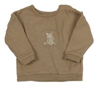 Hnědá mikina s Dumbem George