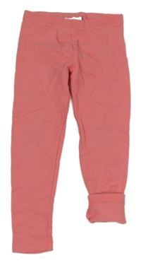 Růžové teplé legíny C&A