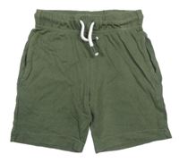 Khaki bavlněné kraťasy F&F
