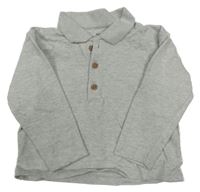 Šedé melírované polo triko M&S