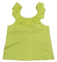 Žlutý top s madeirou Primark