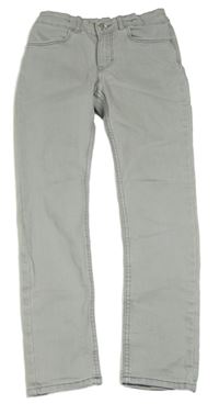 Šedé skinny rifle Denim