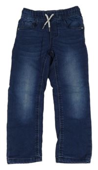 Tmavomodré teplákové rifle dopodopo