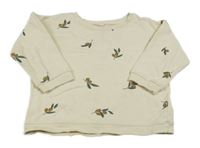 Smetanová mikina s olivami 